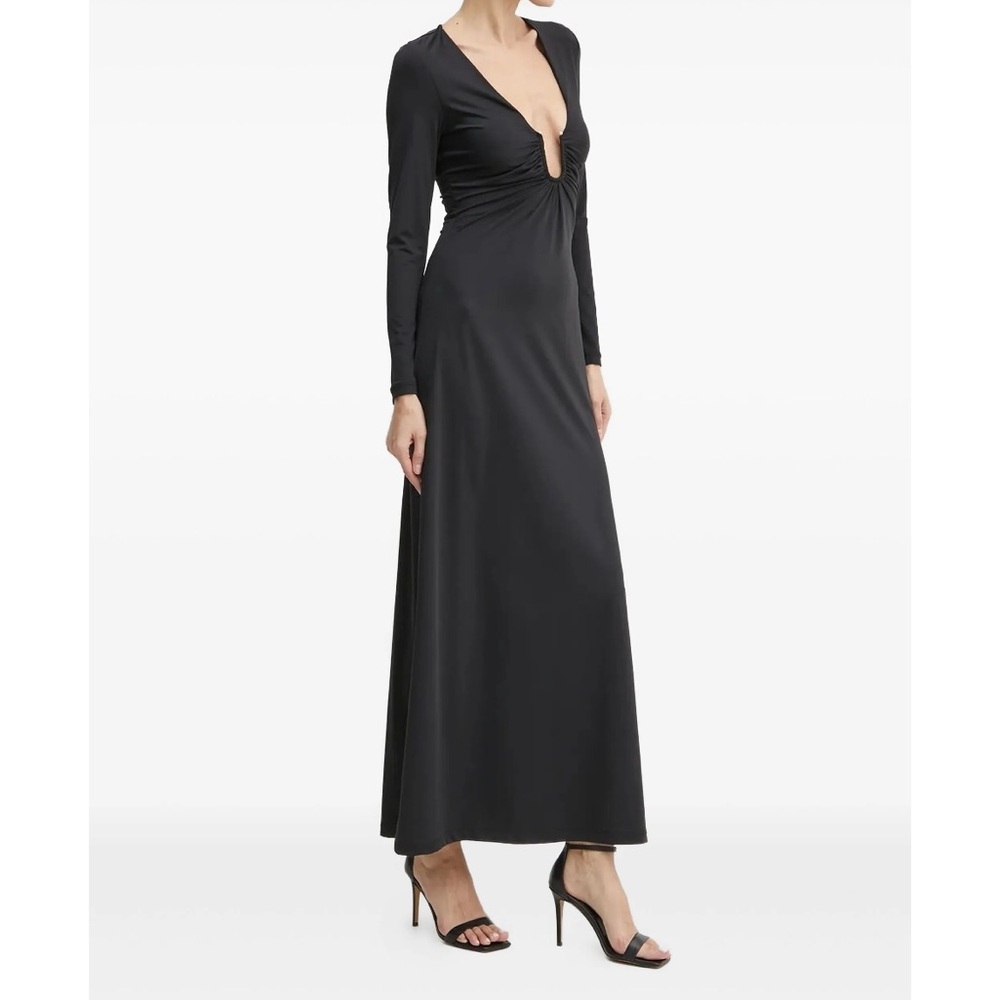Bardot Black Long Sleeve Maxi Dress
